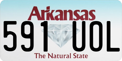 AR license plate 591UOL