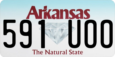 AR license plate 591UOO