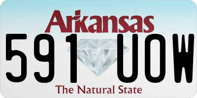 AR license plate 591UOW