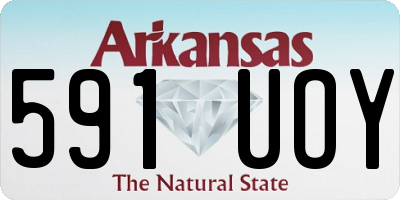 AR license plate 591UOY