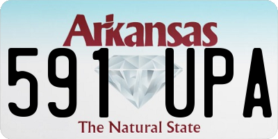 AR license plate 591UPA