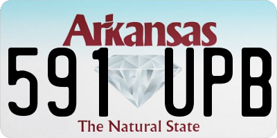 AR license plate 591UPB