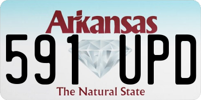 AR license plate 591UPD