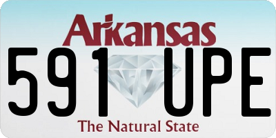 AR license plate 591UPE