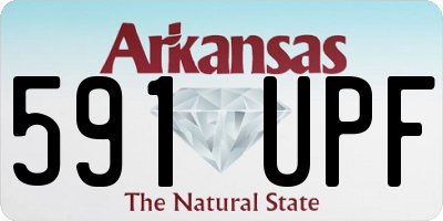 AR license plate 591UPF