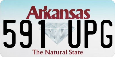 AR license plate 591UPG