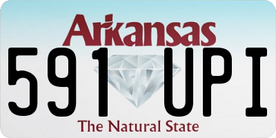 AR license plate 591UPI