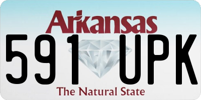 AR license plate 591UPK