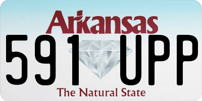 AR license plate 591UPP