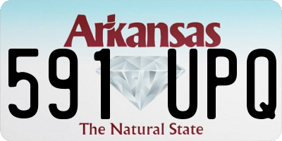 AR license plate 591UPQ