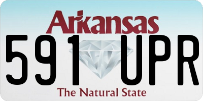 AR license plate 591UPR