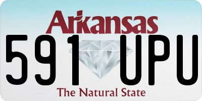 AR license plate 591UPU
