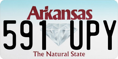 AR license plate 591UPY