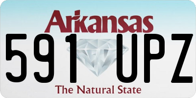 AR license plate 591UPZ