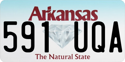 AR license plate 591UQA