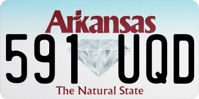 AR license plate 591UQD