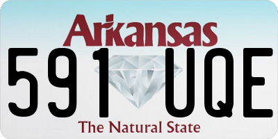 AR license plate 591UQE