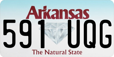 AR license plate 591UQG
