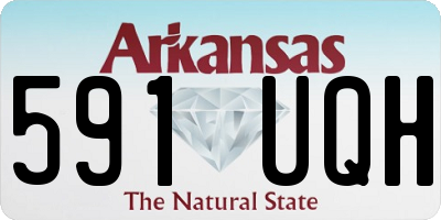 AR license plate 591UQH