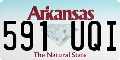AR license plate 591UQI