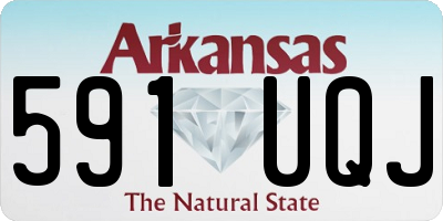 AR license plate 591UQJ