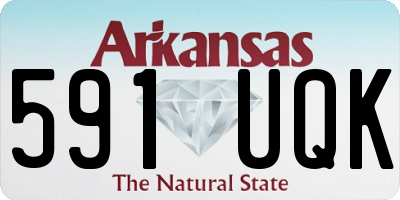 AR license plate 591UQK