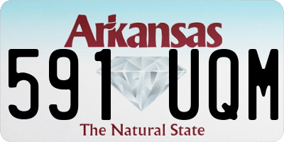 AR license plate 591UQM