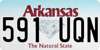 AR license plate 591UQN