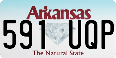 AR license plate 591UQP