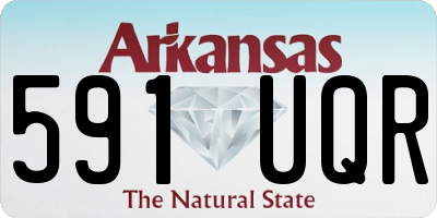 AR license plate 591UQR