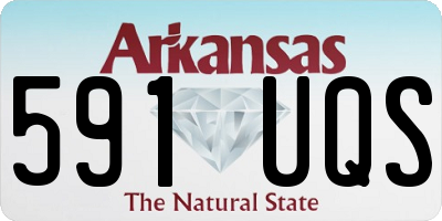 AR license plate 591UQS