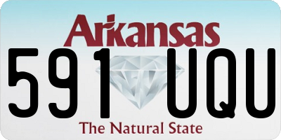 AR license plate 591UQU