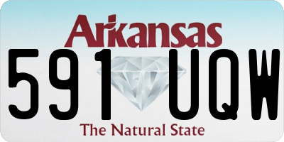 AR license plate 591UQW