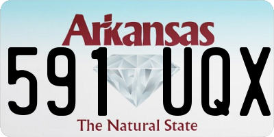 AR license plate 591UQX