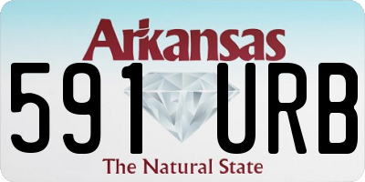 AR license plate 591URB