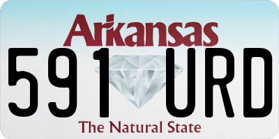 AR license plate 591URD