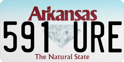 AR license plate 591URE