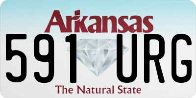 AR license plate 591URG