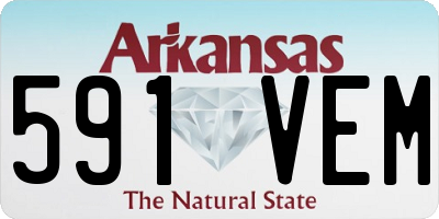 AR license plate 591VEM