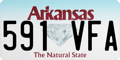 AR license plate 591VFA