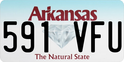 AR license plate 591VFU