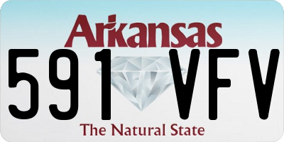 AR license plate 591VFV