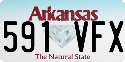 AR license plate 591VFX