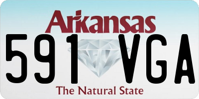 AR license plate 591VGA