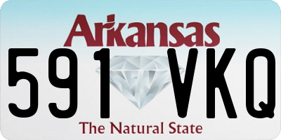 AR license plate 591VKQ