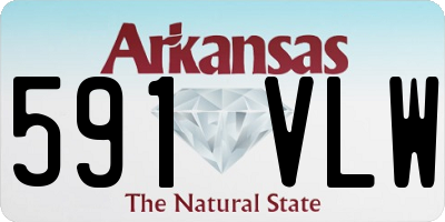 AR license plate 591VLW