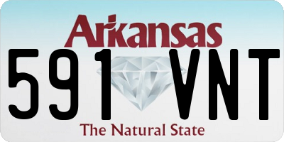 AR license plate 591VNT
