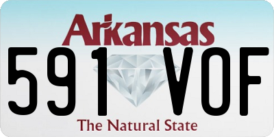 AR license plate 591VOF