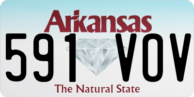 AR license plate 591VOV