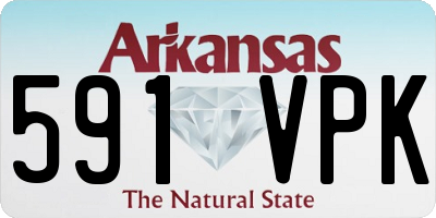 AR license plate 591VPK